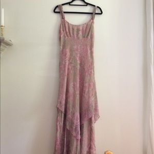 Talbots floral maxi dress (SILK)